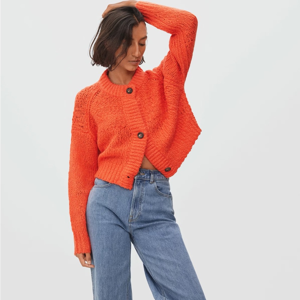 Everlane lofty knit cardigan NWT